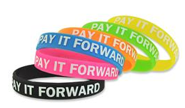 acts of kindness with pay it forward bracelets