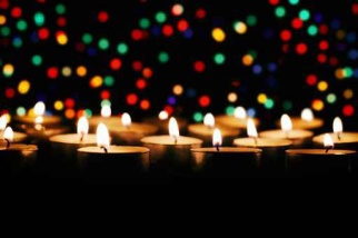 Candles at Christmas